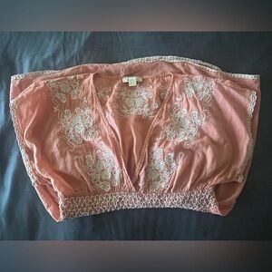 Twentyone Pink Embroidered Top